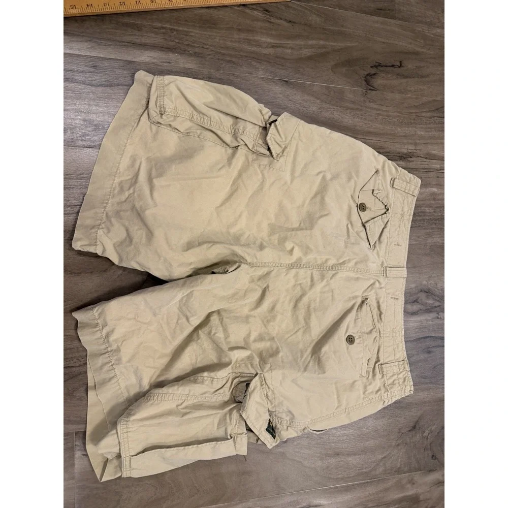 Vintage Abercrombie Fitch Cargo Shorts Mens 34 Fatigue Skate Y2K Distressed